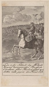 De Pruisische cavalerie, tweemaal teruggeslagen in de Slag bij Mollwitz, wordt door Frederik zelf voor de derde maal tegen de vijand aangevoerd door Daniel Nikolaus Chodowiecki