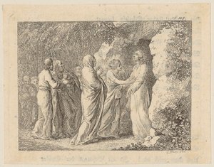 Lazarus, of de viering van de Verrijzenis door Daniel Nikolaus Chodowiecki