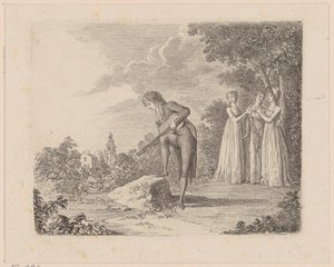 De heer de Vollange II door Daniel Nikolaus Chodowiecki