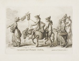 Bedevaart naar de Franzözisch Bucholz Spa nabij Berlijn door Daniel Nikolaus Chodowiecki