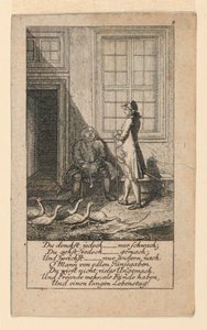 De Luie en Zwakzinnige, Illustratie voor "Königl: Grosbrit [anische] Genealogischer Kalender auf das 1780 Jahr Lauenberg bey J.G. Berenberg"