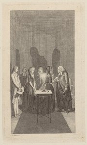 Titelgravure voor “Carl von Carlsberg” van Salzmann, tweede deel door Daniel Nikolaus Chodowiecki
