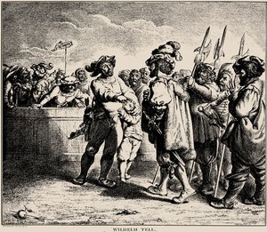 Wilhelm Tell, 1781 door Daniel Nikolaus Chodowiecki