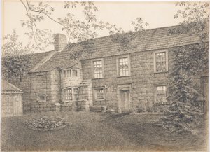 Oud Huis in Corby, Northumberland, c.1916 door Daniel Oliver