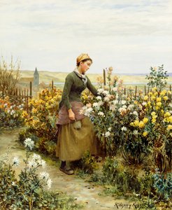 De dochter van de tuinman door Daniel Ridgway Knight