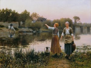 De Waterdragers door Daniel Ridgway Knight