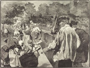 In de Jardin des Plantes door Daniel Urrabieta Vierge