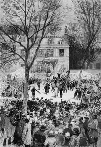 Viering van de 80e Verjaardag van de Geboorte van Victor Hugo (1802-85) uit 