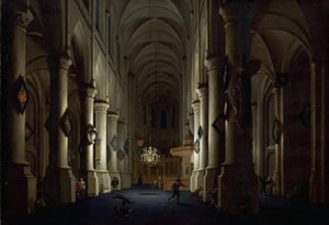 Interieur van een kerk