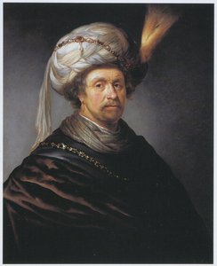 Daniel de Koninck - man in a turban door Daniël de Koninck