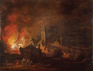 Fire of Antwerp door Daniel van Heil