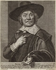 Portret van Pieter Snayers door Daniel van Heil