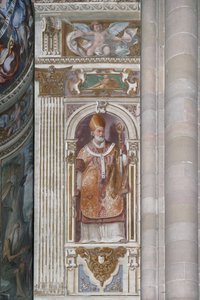 Sint Ambrosius door Daniele Crespi