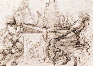 Sint Cecilia bij het orgel, 1620-1629