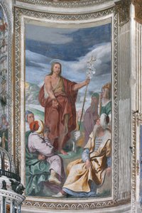 Sint Johannes predikend door Daniele Crespi