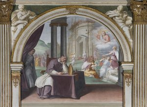 De droom van Heilige Hugo, 1629 door Daniele Crespi