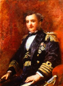 Portret van admiraal Mervyn Medlycott