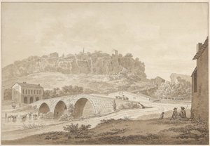 Gezicht op Civita Castellana