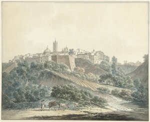 Gezicht op Siena door Daniël Dupré