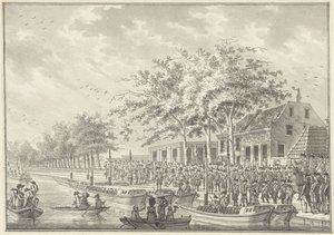 Vertrek van de Amsterdammers naar Utrecht, 1787