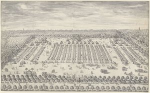 Kampement bij Den Haag, 1742