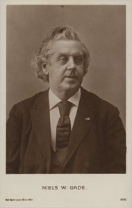 Niels Wilhelm Gade, Deense componist, dirigent, violist, organist en leraar (1817-1890) door Danish Photographer
