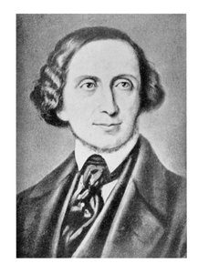 Portret van Hans Christian Andersen (1805-75)