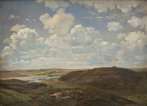 Een Landschap, Tørring, Jutland door Dankvart Dreyer