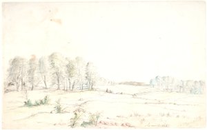 Landschap bij Aminderød