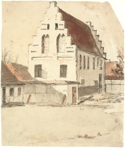 De grafkapel bij de Onze-Lieve-Vrouwekerk in Odense door Dankvart Dreyer