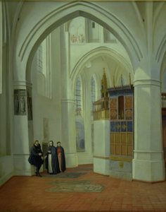 Het koor van de kerk van Assens