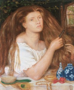 Gouden lokken, 1865 door Dante Gabriel Charles Rossetti