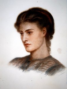 Ionides meisje door Dante Gabriel Charles Rossetti