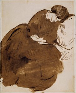 Jane Morris (1839-1914) door Dante Gabriel Charles Rossetti