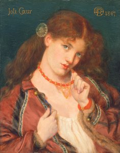 Joli Coeur door Dante Gabriel Charles Rossetti