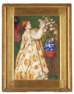 Monna Rosa, 1867 door Dante Gabriel Charles Rossetti
