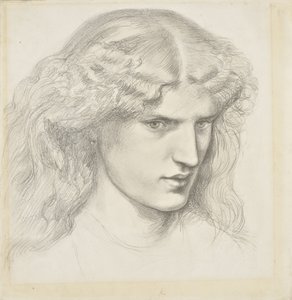 Portret van Annie Miller, 1860s door Dante Gabriel Charles Rossetti