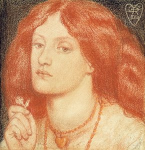 Portret van Elizabeth Siddal (1834-62)