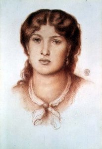 Portret van Fanny Cornforth, 1868 door Dante Gabriel Charles Rossetti