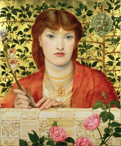 Regina Cordium: Alice Wilding door Dante Gabriel Charles Rossetti