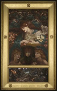 De gezegende Damozel, 1875-78 door Dante Gabriel Charles Rossetti