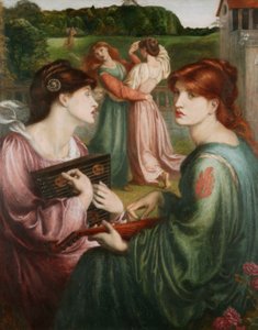 De Bower Weide door Dante Gabriel Charles Rossetti