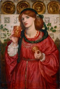 De liefdesbeker, 1867 door Dante Gabriel Charles Rossetti