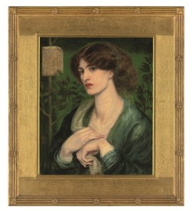 De Begroeting van Beatrice door Dante Gabriel Charles Rossetti
