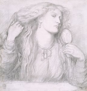 Vrouw die haar haar kamt, Fanny Cornforth