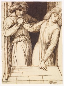 Hamlet en Ophelia - compositiestudie
