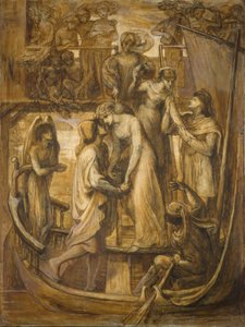 De Boot van de Liefde, 1881 door Dante Gabriel Rossetti