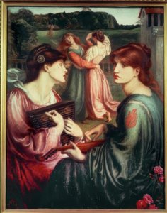 De prieelweide door Dante Gabriel Charles Rossetti