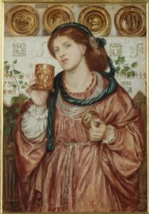 De Liefdesbeker door Dante Gabriel Charles Rossetti