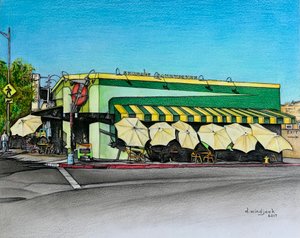 Patio Lunch, 2017 door Darrell Windjack